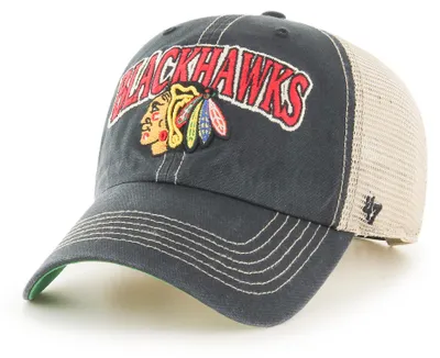 Produktbild von '47 Brand Cap NHL Chicago Blackhawks Tuscaloosa CLEAN UP Vintage Black