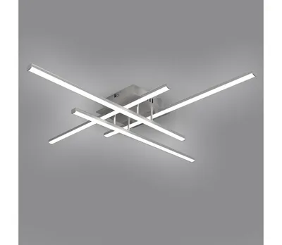 Image de Brilagi - Plafonnier à LED STRIPES LED/37W/230V argenté
