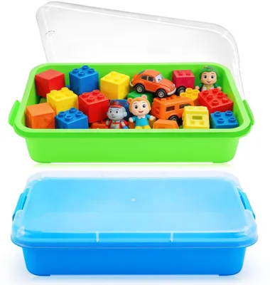Produktbild von Sandkasten mit Deckel Sandkasten Sensory Bin Kunststoff Tablett