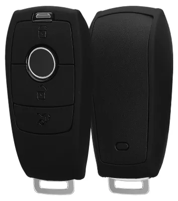 Produktbild von kwmobile Hülle für Mercedes-Benz Smart Key (Keyless) Schlüsselhülle - Autoschlüssel Schlüssel Case aus TPU, matter Schlüsselschutz, Gehäuse in Schwarz