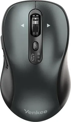 Obrázek produktu pro Bezdrátová dobíjecí myš YENKEE YMS 2010BK, USB 2,4 GHz, Bluetooth 5.1, 1000–3200 DPI, tichá