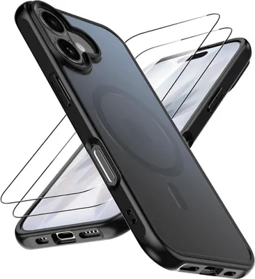 Produktbild von Schutzhülle für Iphone 17 Magsafe Schutz Tasche Slim Cover Case Bumper Screen Full 9H