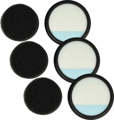 Produktbild von vhbw 6-tlg. Filter-Set Ersatz für Vax 17138743, 17138744, 1-7-138743, 1-7-138744 für Staubsauger - 3x Vormotor-Filter, 3x Schaum-Filter