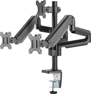 Immagine prodotto di Supporto per braccio monitor a triplo gas con inclinazione da 17 "a 27"