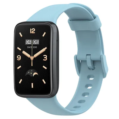 Produktbild von Strap-it Xiaomi Smart Band 7 Pro Silikonband (Hellblau)