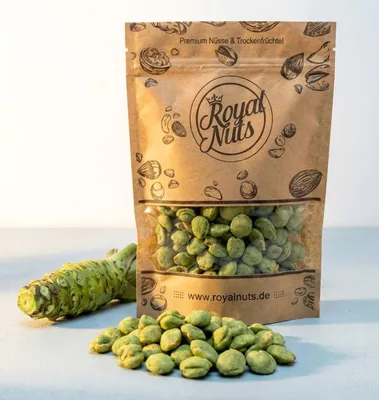 Produktbild von 1000g Wasabi Erdnüsse