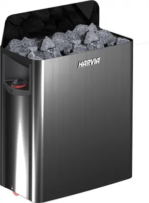 Obrázek produktu pro Saunová topidla Harvia The Wall Black Steel 9,0 kW | s integrovanou řídicí jednotkou | SW90