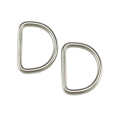 Produktbild von 5 D-Ringe / Halbringe 6 x 30mm Edelstahl A4 - AISI316