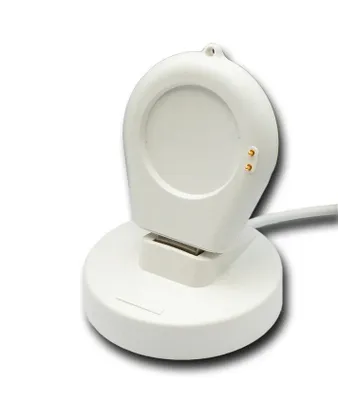 Zdjęcie produktu dla SYSTEM-S kabel USB 2.0 100 cm stacja ładująca do Xiaomi Watch S3 2 Pro 2 H1 odłączany adapter w kolorze białym