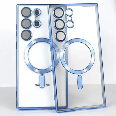 Two phone cases are shown side-by-side against a white and light gray background.