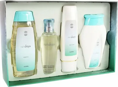 Obrázok produktu pre Raindrops - EDP 50 ml + telové mlieko 100 ml + sprchový gél 200 ml + púder 100 g