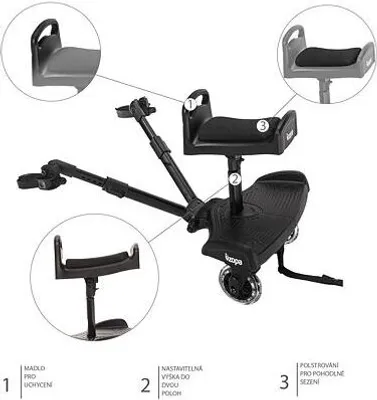 Produktbild von Zopa Zopa Sitz bis zur Bühne von Segboard 2 Schwarz