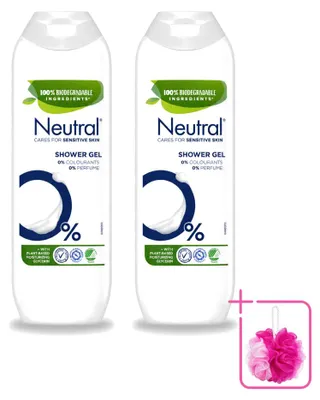 Produktbild von 2 x Neutral Duschgel Parfumfrei - 250 ml - Sparpackung - 2 Stücke
