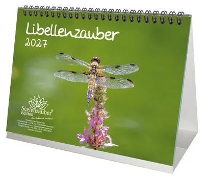 Produktbild von Libellenzauber DIN A5 Tischkalender für 2027 - Seelenzauber