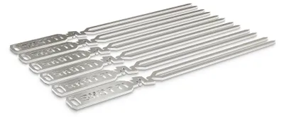 Grillspieße, 6 Stück, Edelstahl, 31,4 cm