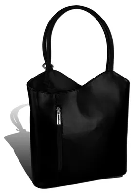Produktbild von Toscanto Tasche schwarz Leder Rucksack D2OTT106SF
