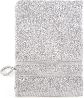 Image de Cette série : serviettes en 2 tailles, serviette d'invité et gant de toilette. Les tailles sont 15x22cm, 30x50cm, 50x100cm + 70x130cm.