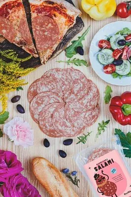 Produktbild von Salami 100g fleischlos