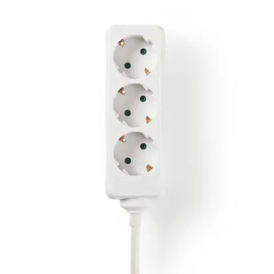 Produktbild von Nedis EXSO315F1WTB, 1,5 m, Drinnen, Weiß, 3 AC-Ausgänge, 1 Stück(e)