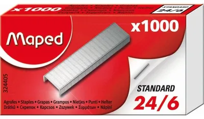 Produktbild von Maped Heftklammern 24/6 verzinkt Kleinpackung 82324405