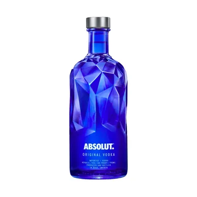 Produktbild von Absolut Vodka Facet 0,7L – Limited Edition 2016 - in facettierter Designflasche, Wodka aus Schweden, klar, sanft, stilvoll, 40 % Vol., Sammler Vodka