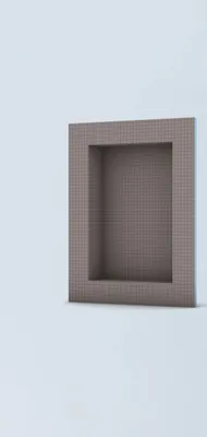 Produktbild von Wedi Bauplattensysteme B Sanwell Nische 20/40 - 10 mm Rahmenflansch