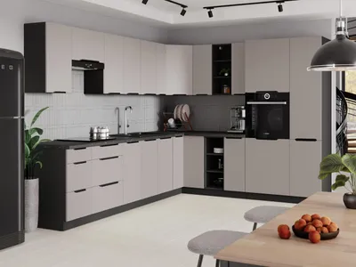 Obrázok produktu pre Kuchyňa SILVIA 1 čierna / kašmír