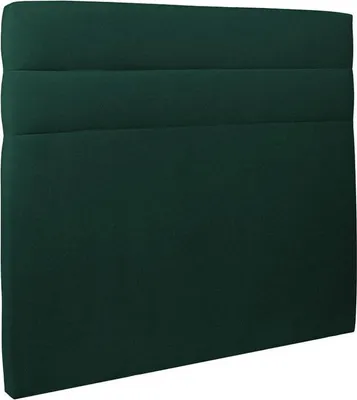 Productafbeelding van Hoofdeinde, model Linien – Groene fluwelen stof, 135 cm