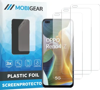 Produktbild von Mobigear  OPPO Reno 4 Z 5G Displayschutz Schutzfolie - Hüllenfreundlich (3er Pack)