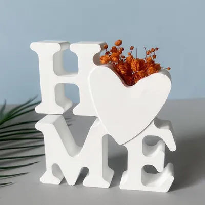Obrázek produktu pro Silikonová forma HOME, forma pro odlévání, vhodná pro DIY projekty, beton, sádru, vosk, epoxidovou pryskyřici, 3D design domu