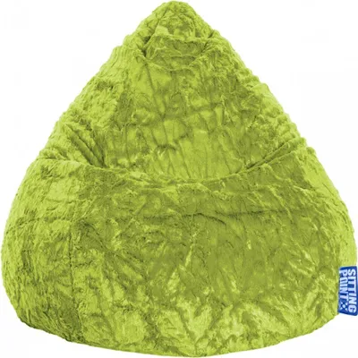 Produktbild von Sitting Point Bean Bag Fluffy XL 70 x 110 cm,  Gruen 70x10cm