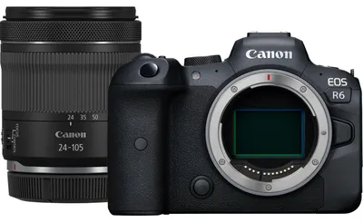 Produktbild von Canon EOS R6 Gehäuse + RF 24-105mm F4-7.1 IS STM