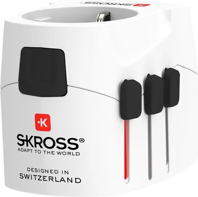 Immagine prodotto di SKROSS 60601 Pro Light USB World - adatto per dispositivi collegati a terra e non collegati a terra (a 2 e 3 pin)