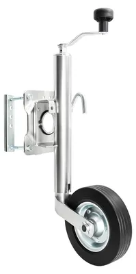 Image de Roulette de support pour remorque, 580 kg, roulette de stabilisation automatique, hauteur réglable