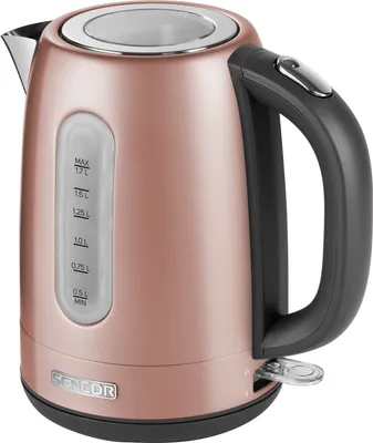 Obrázek produktu pro SENCOR SWK 1775RS Rychlovarná konvice, objem 1,7 l, ukazatel hladiny vody, středový 360° STRIX konektor, příkon 2 150 W