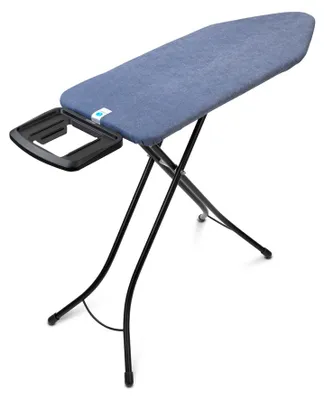 Produktbild von Brabantia 134524, Bügelbrett in Originalgröße, Baumwolle, Trocken- & Dampfbügeleisen, Blau, Einfarbig, Blau