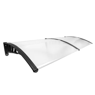 Immagine prodotto di Tenda trasparente per porta d'ingresso - 200x90 cm - Policarbonato - Struttura in alluminio