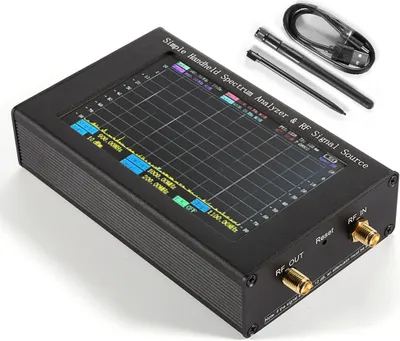 Obrázek produktu pro Spektrální analyzátor ZQ6 se zdrojem vysokofrekvenčního signálu a sledovacím zdrojem 35 MHz šC 6000 MHz 4,3palcový dotykový displej Velkokapacitní baterie Ruční spektrální analyzátor