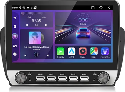 Obrázok produktu pre 10,1" Android 15 Autorádio Carplay pre Seat Ibiza IV 6J 2009-2013 GPS navigácia WIFI BT DAB+ SWC USB 2+64G s otočným gombíkom