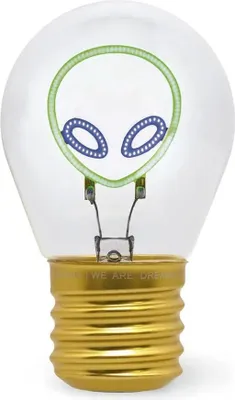 Produktbild von Legami Bulb Fiction-alien Tischlampe Golden One Size / EU Plug 220V Golden One Size