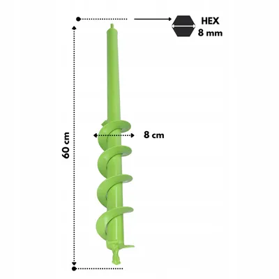 Obrázek produktu pro WERHE Půdní vrták 100 × 450 mm