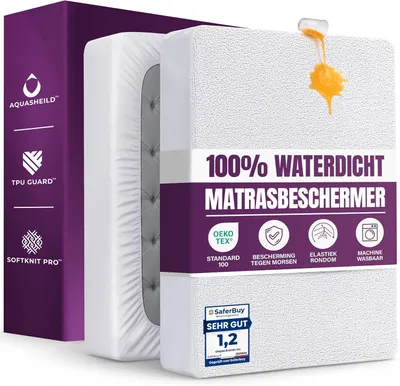 Produktbild von Schutzhülle - 160 x 200 x 30 cm - Wasserabweisend - Wasserdicht - Weiß