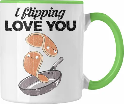 Produktbild von Trendation - Tasse Valentinstag Geschenk Für Sie Ihn Liebe Spruch Geschenkidee (Grün)