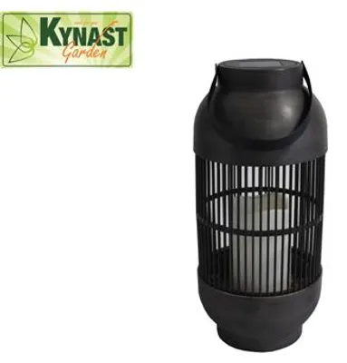 Zdjęcie produktu dla Kynast Garden Solar Henkellantern brązowy ze świecą LED wysokość 44cm