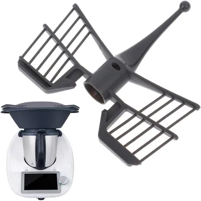 Produktbild von Butterfly-Schneebesen für Thermomixer TM5, TM6 und TM31, schwarzer Rührbesen für Küchenmaschinen