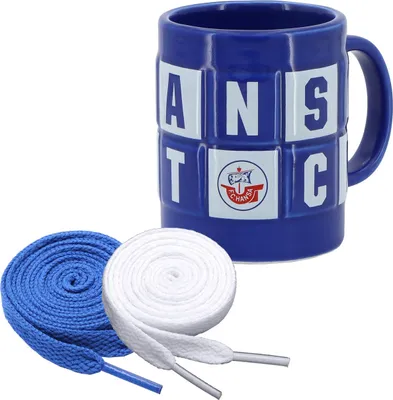 Produktbild von F.C. Hansa Rostock Tasse Relief + 2 Paar Fan-Schnürsenkel 1# 16#