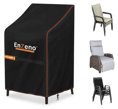 Immagine prodotto di Copertura protettiva per sedie da giardino, dimensioni 70x90x80/120 cm, tessuto Oxford 210D, impermeabile e resistente ai raggi UV