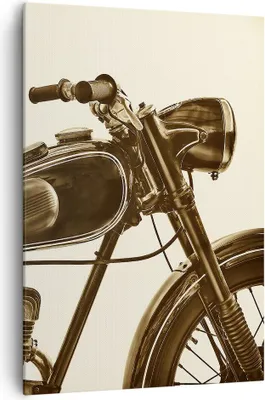 Produktbild von Bild auf Leinwand - Leinwandbild - Einteilig - motor retro - 70x100cm - Wand Bild - Wanddeko - Wandbilder - Leinwanddruck - Kunstdruck - Wanddekoration - Leinwand bilder - Wandbild - PA70x100-4086