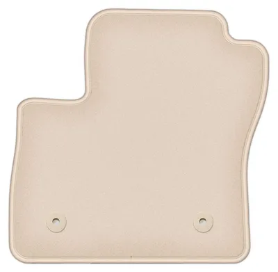 Produktbild von DURBAN Beige Velours-Fahrerfußmatte für Ford C-MAX MK2 Minivan (2011-2015)