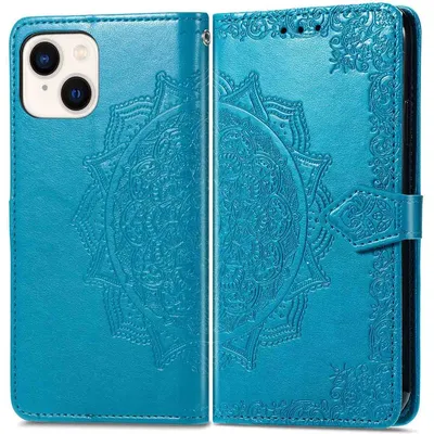 Immagine prodotto di Custodia pieghevole imoshion Mandala per iPhone 14 / 13 - Turchese